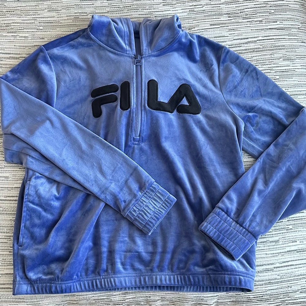 Fila Velour Quarter Zip